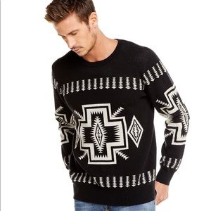 Chaser TRADING BLANKET L/S CREW NECK PULLOVER NWT